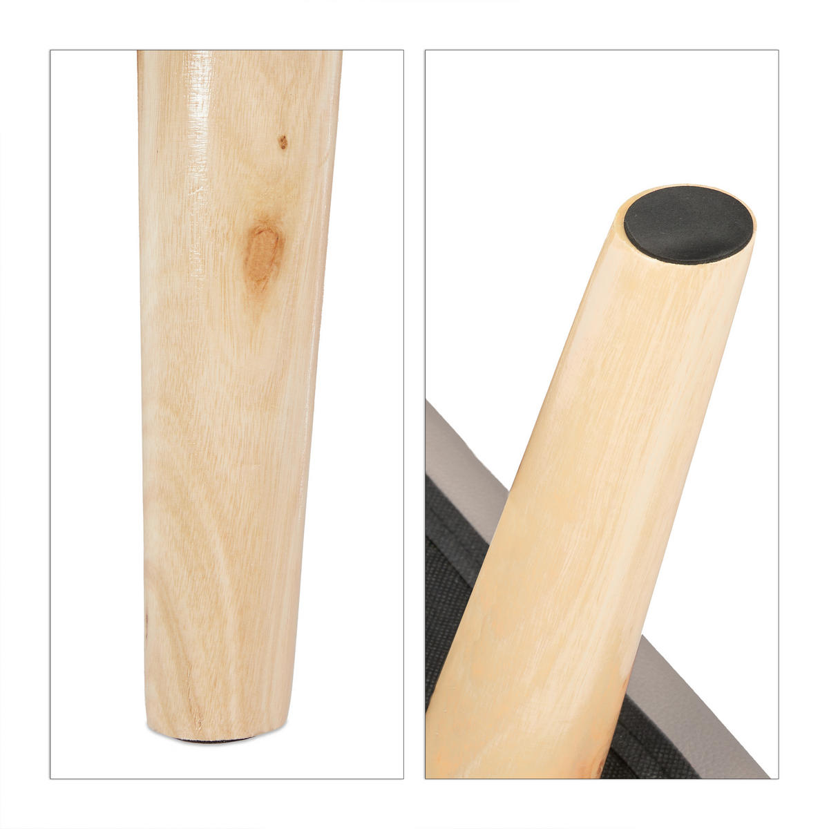 SITZHOCKER - Multicolor, Holz/Holzwerkstoff (40/40/40cm) - Relaxdays