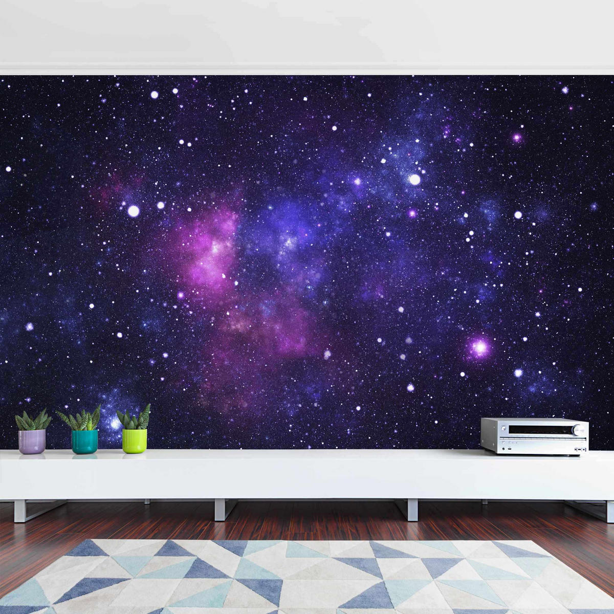 FOTOTAPETE Galaxie 432/290 cm - Multicolor, Papier (432/290cm) - Bilderwelten