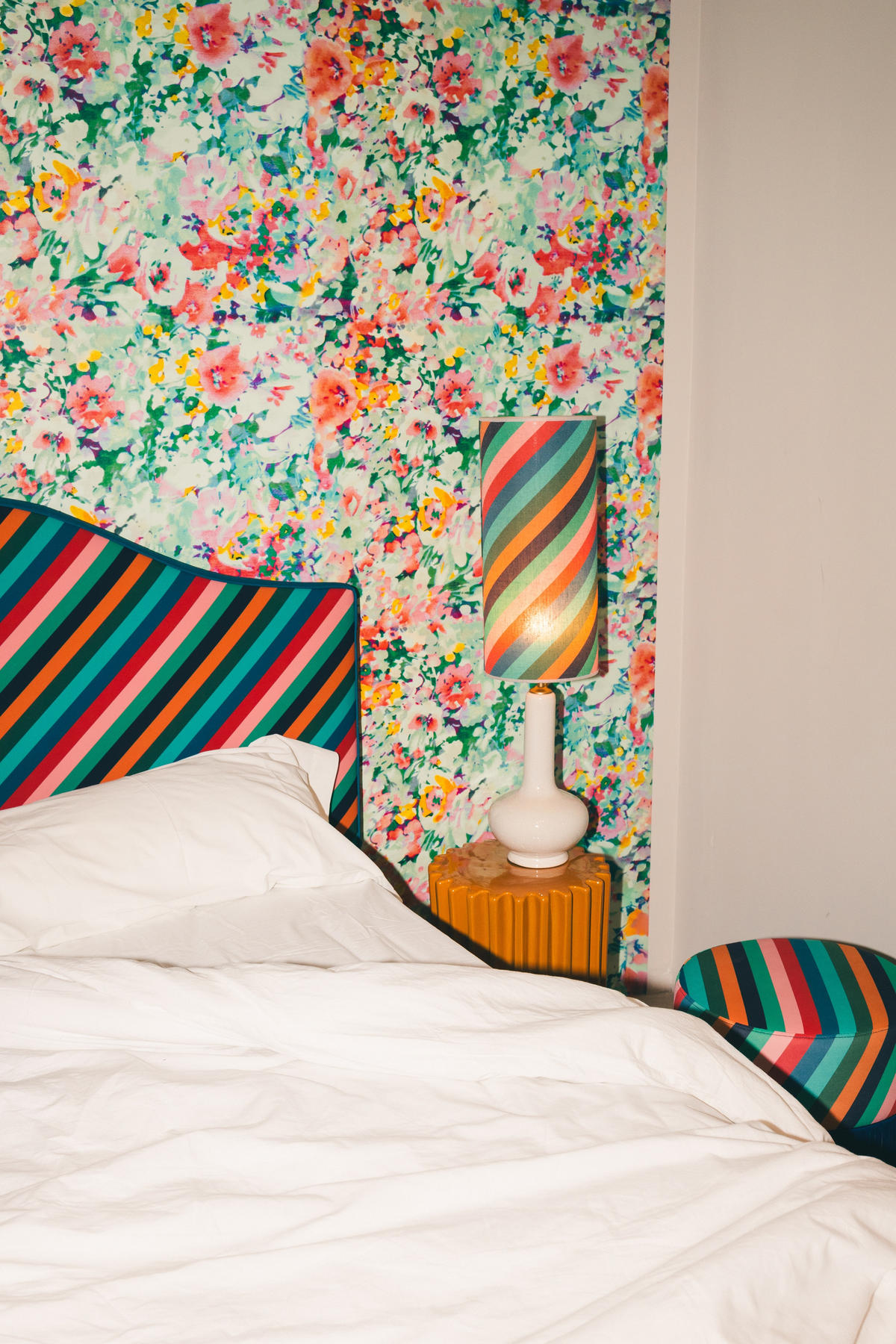 BETTKOPFTEIL 150 cm SUZANNE - Multicolor, Holz (160/74/8cm) - RNT By Really Nice Things