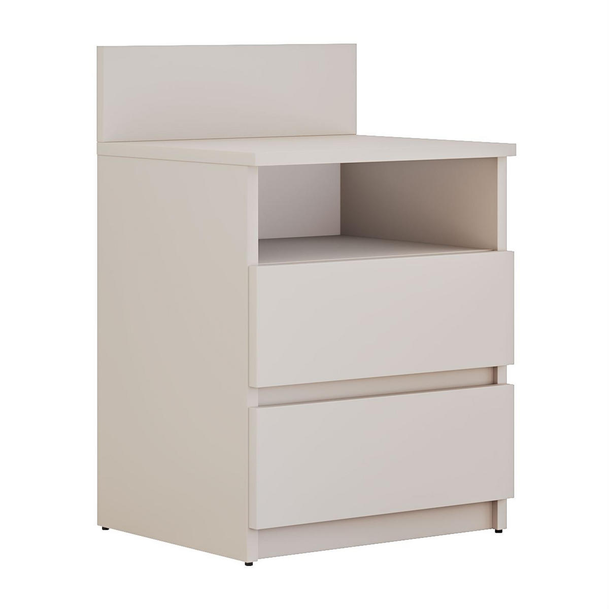 NACHTTISCH HANA M1 Kaschmir - Kaschmir, Holzwerkstoff (40/59/32cm) - Lookway