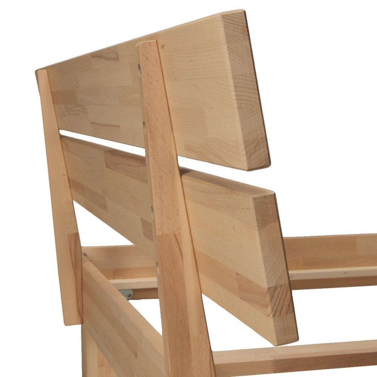 MASSIVHOLTZBETT RIVA MIT LATTENROST/ BETT 160X200 - EICHE MASSIV GEÖLT - Eichefarben, Holzwerkstoff (160/200cm) - Weber Industries