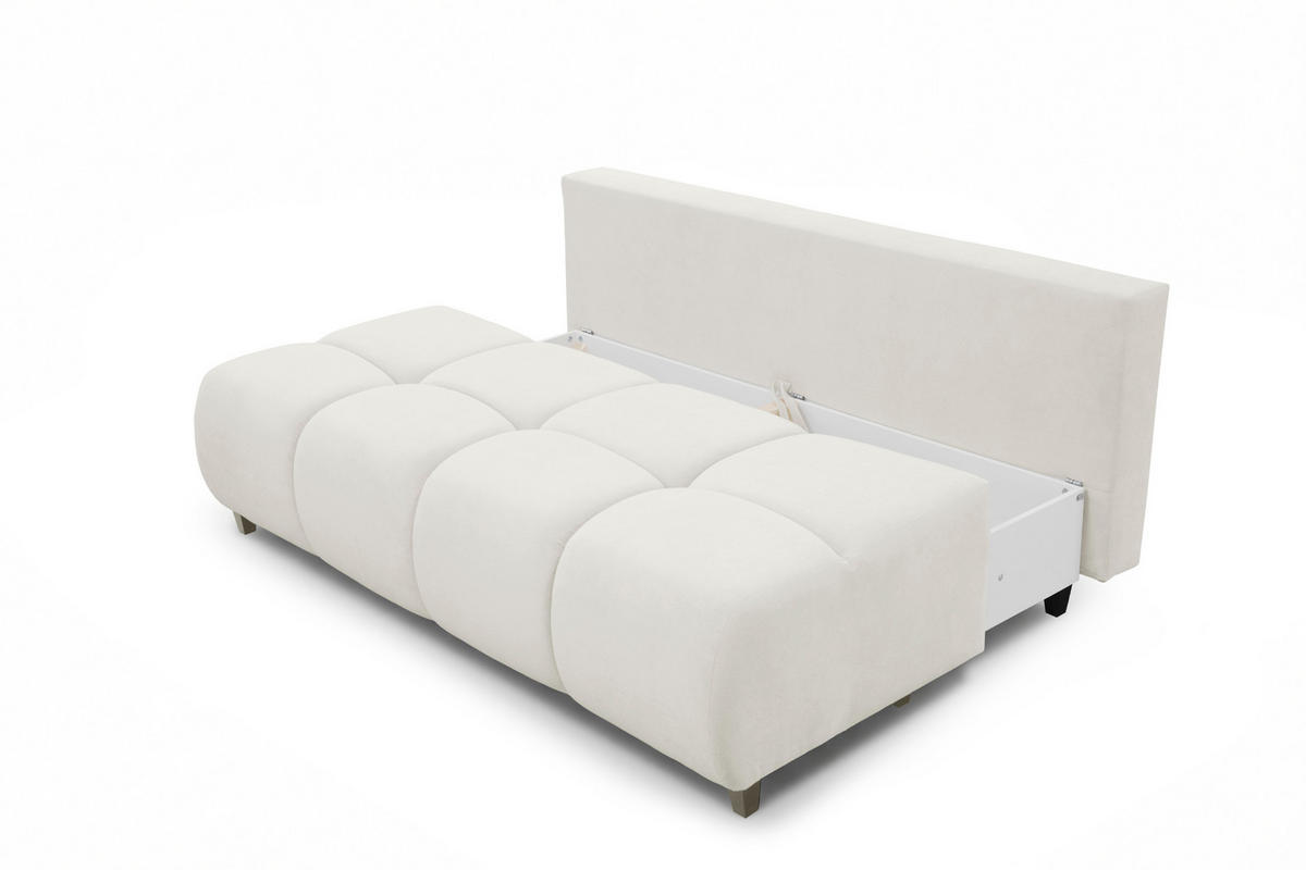 SOFA 196 cm in Weiß - Weiß, Textil (196/79/100cm) - Home Collective