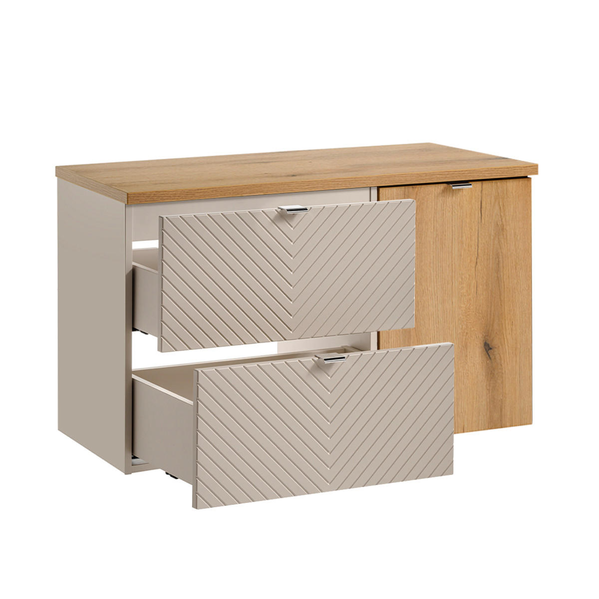 WASCHTISCHUNTERSCHRANK 100.4cm Manoa Kaschmir - Beige, Holzwerkstoff (100.4/59/40cm) - Petits-meubles