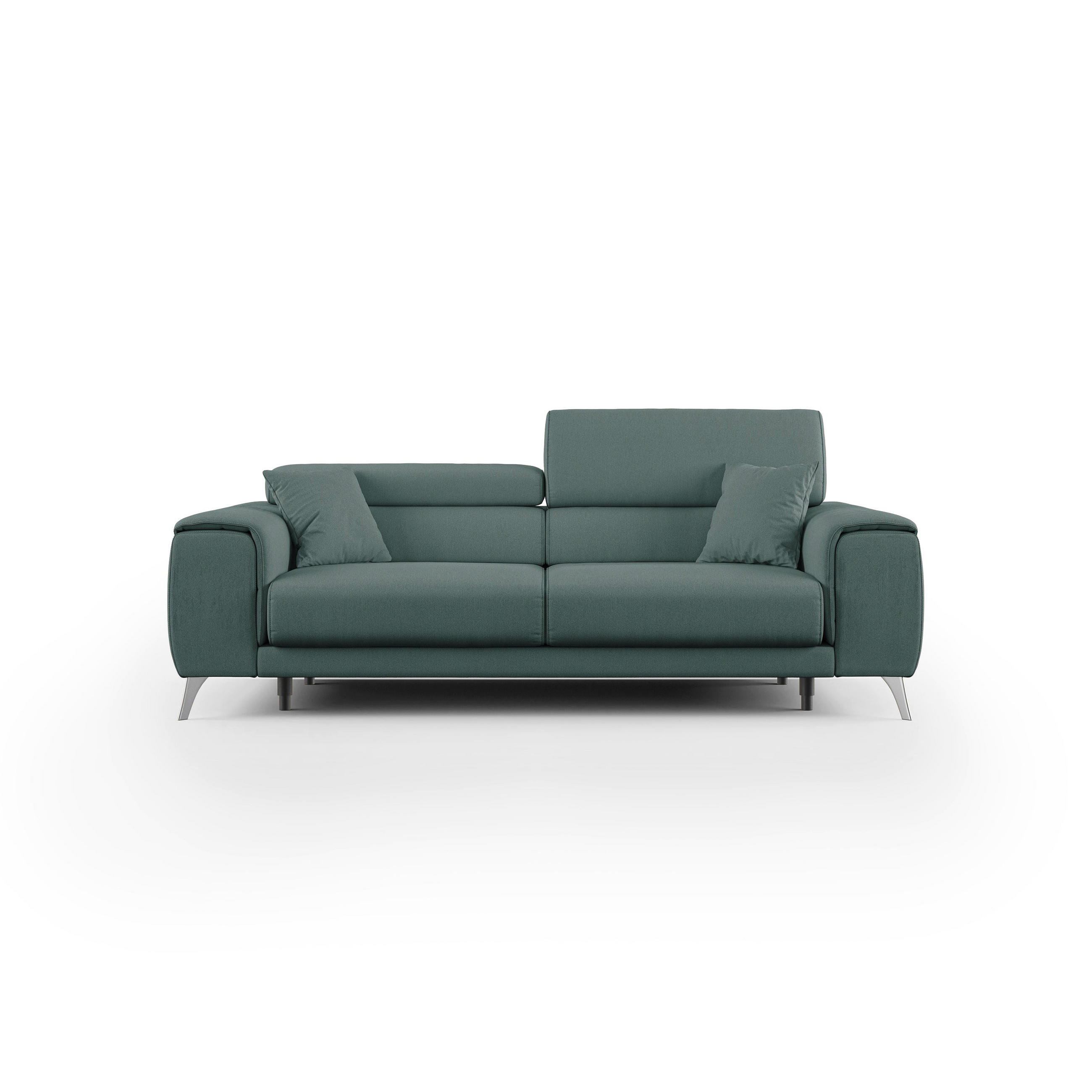 LINEARSOFA Fusion - Grün, Textil (185/73/102cm) - Divani.store