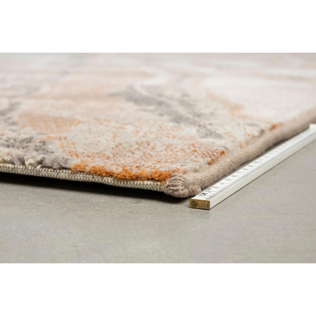TEPPICH Solar 160x230 cm Grau/ Terra - Braun, Kunststoff (160/230cm) - Zuiver