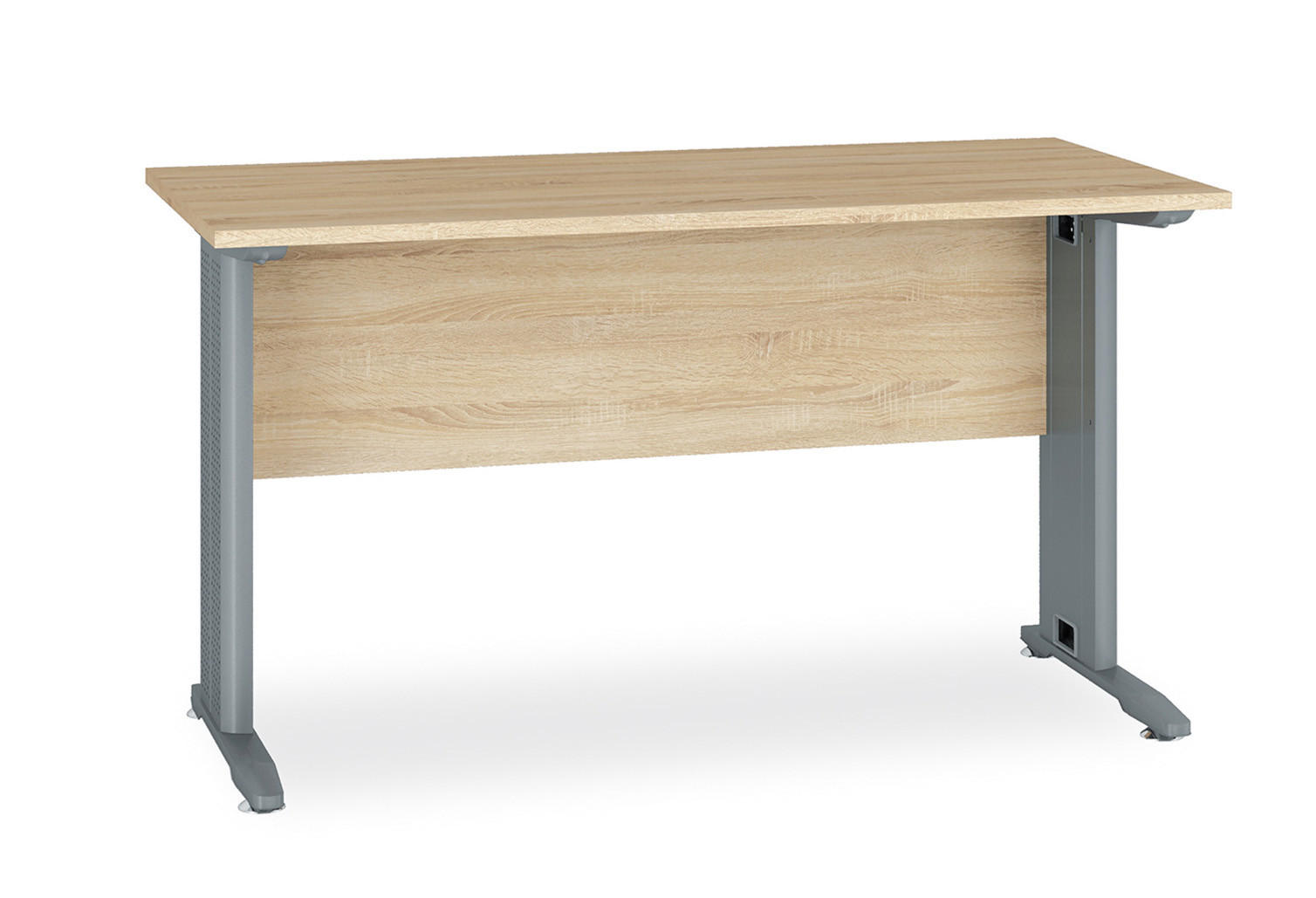 SCHREIBTISCH Optimal Sonoma Eiche hell 138 / 68 / 76cm - Braun, Holz/Holzwerkstoff (68/138/76cm) - Feldmann-Wohnen