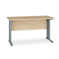 SCHREIBTISCH Optimal Sonoma Eiche hell 138 / 68 / 76cm - Braun, Holz/Holzwerkstoff (68/138/76cm) - Feldmann-Wohnen