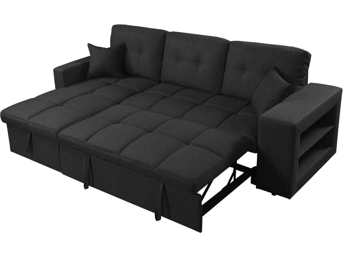 ECKSOFA axel Grau - Grau, Textil (82/233cm) - Habitat Garten
