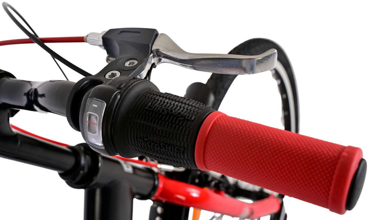 KINDERFAHRRAD Thornbike - Jungen - 26 Zoll - Rücktritt + Handbremse - 3 Gänge - Rot - Rot, Metall (77cm) - TPFSports