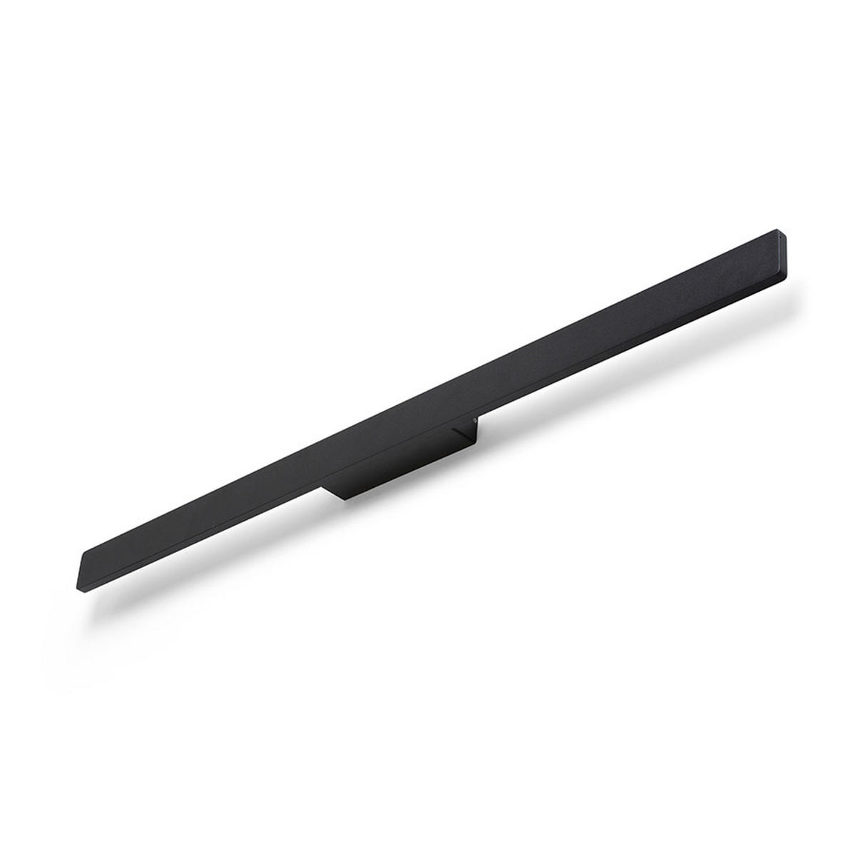 AUSSENLEUCHTE BONAREA 104 Schwarz satiniertes Akryl 18 W IP54 - Schwarz, Kunststoff (104/49/53cm) - Rendl