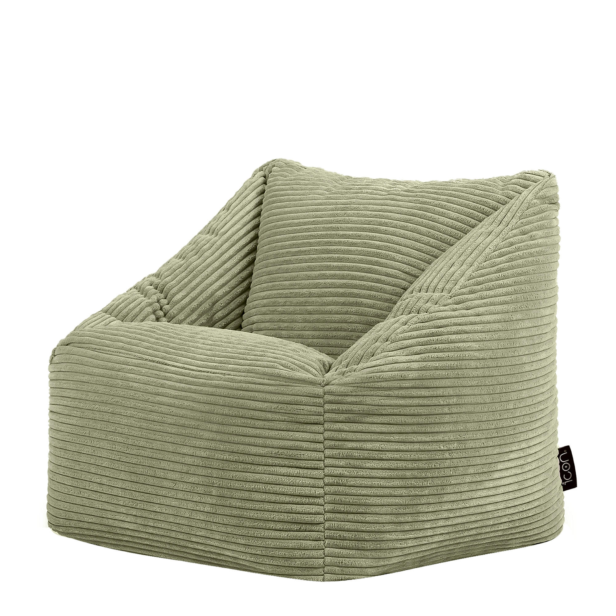 SITZSACK Flauschig für Kinder - Salbeigrün/Grün, Textil (55/44/55cm) - icon