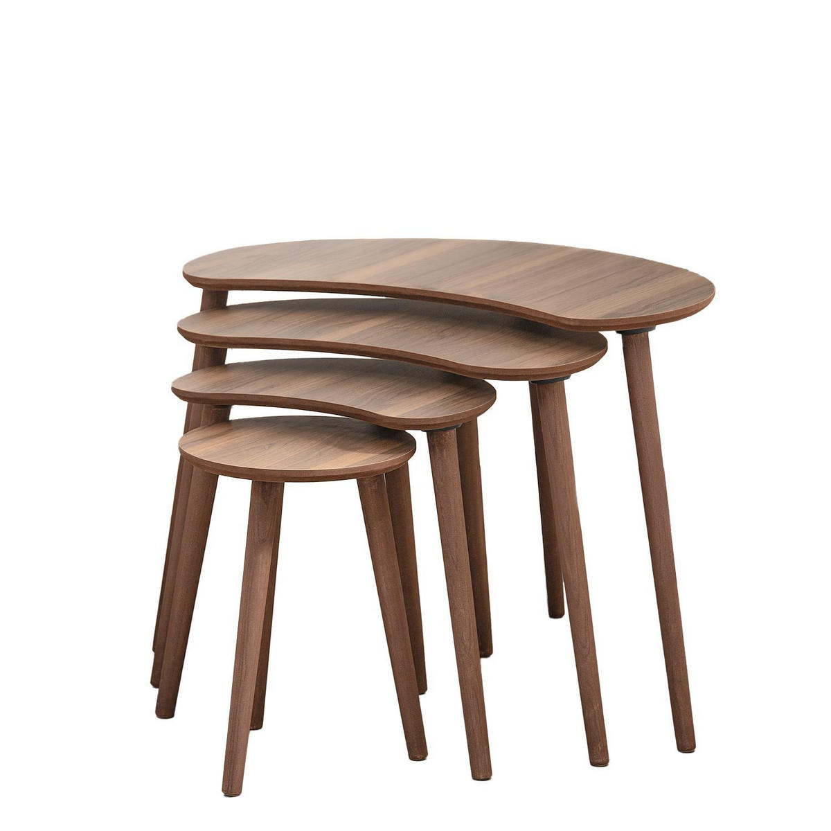 COUCHTISCH moon Braun - Braun, Holz (40/75/55cm) - Habitat Garten