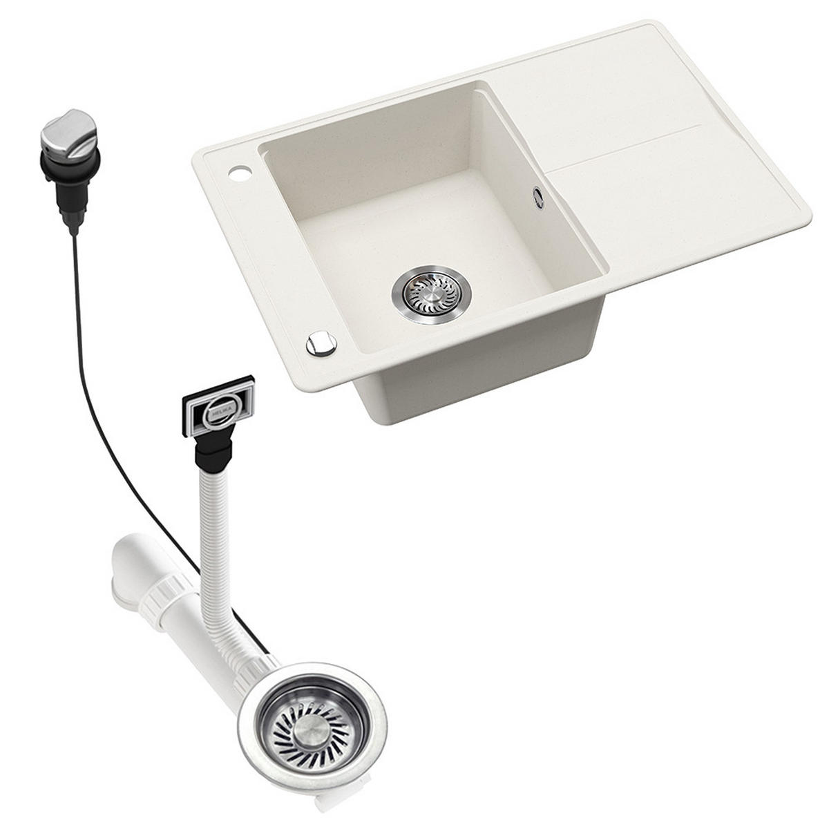 UMYVADLO Kyoto Bílá - bílá, keramika (78/20/50cm) - Bergstroem