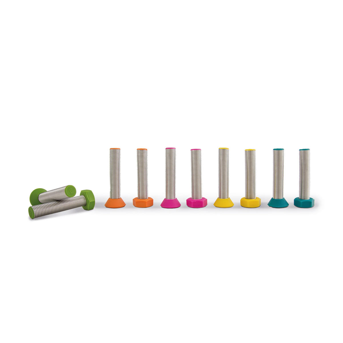SALZ- & PFEFFERSTREUER Biegsie! , 2er Set , Orange - Orange, Metall (3.7/12.5/8cm) - Take2