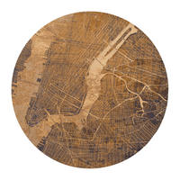 TEPPICH Gatsby Gold Cities 240/240 cm - Gelb, Textil (240/240cm) - Louis De Poortere