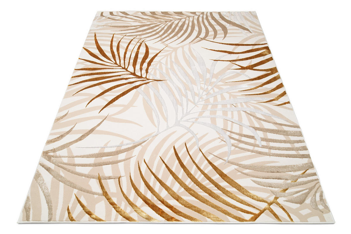 TEPPICH GOLDEN Creme 200/300 cm - Creme, Kunststoff (200/300cm) - Tapiso