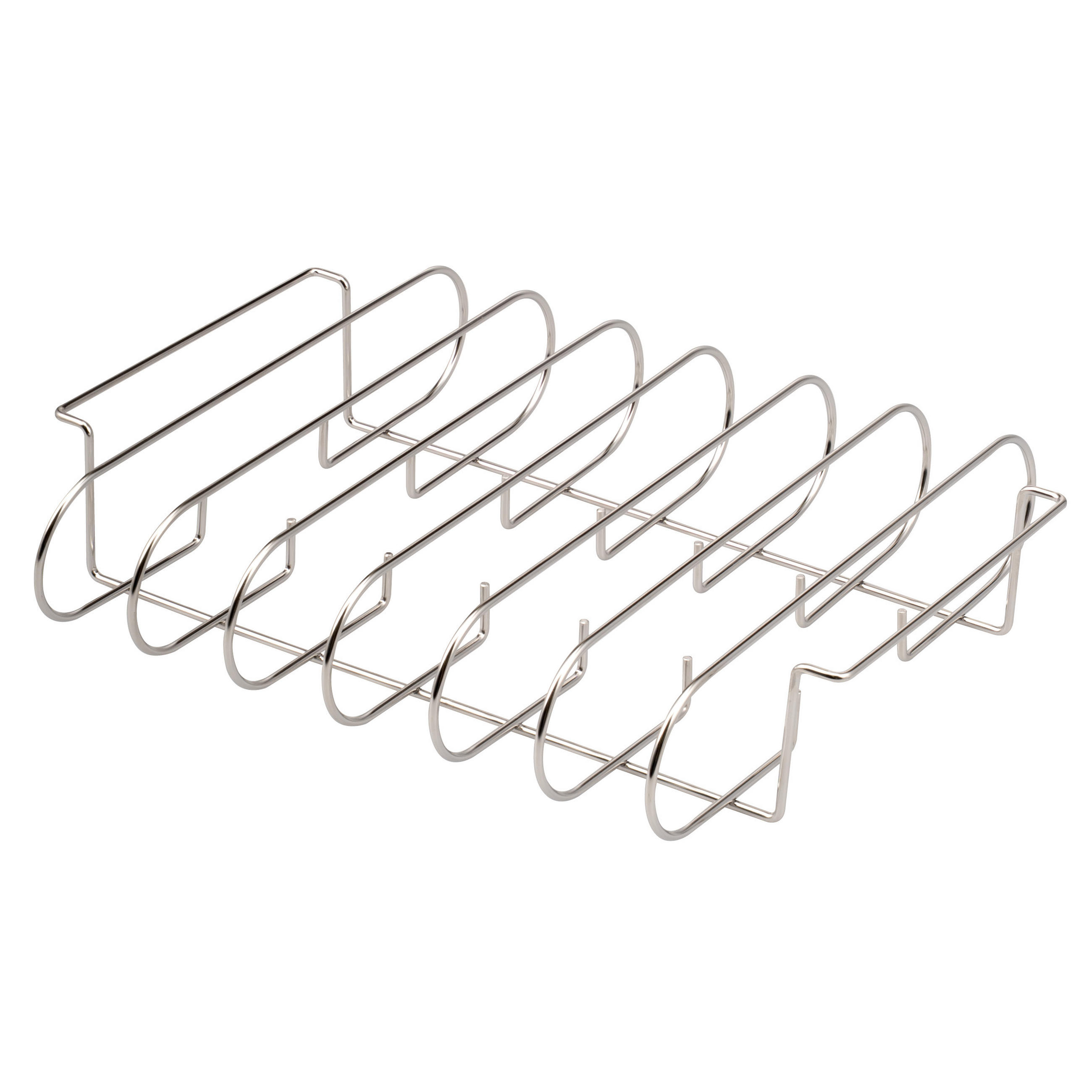 eluno Spare-Ribs-Halter, Edelstahl 37x7x29 cm