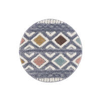 HOCHFLOR-TEPPICH Focus 3382 Multi 200 cm Rund - Multicolor, Textil (200/200cm) - carpet city