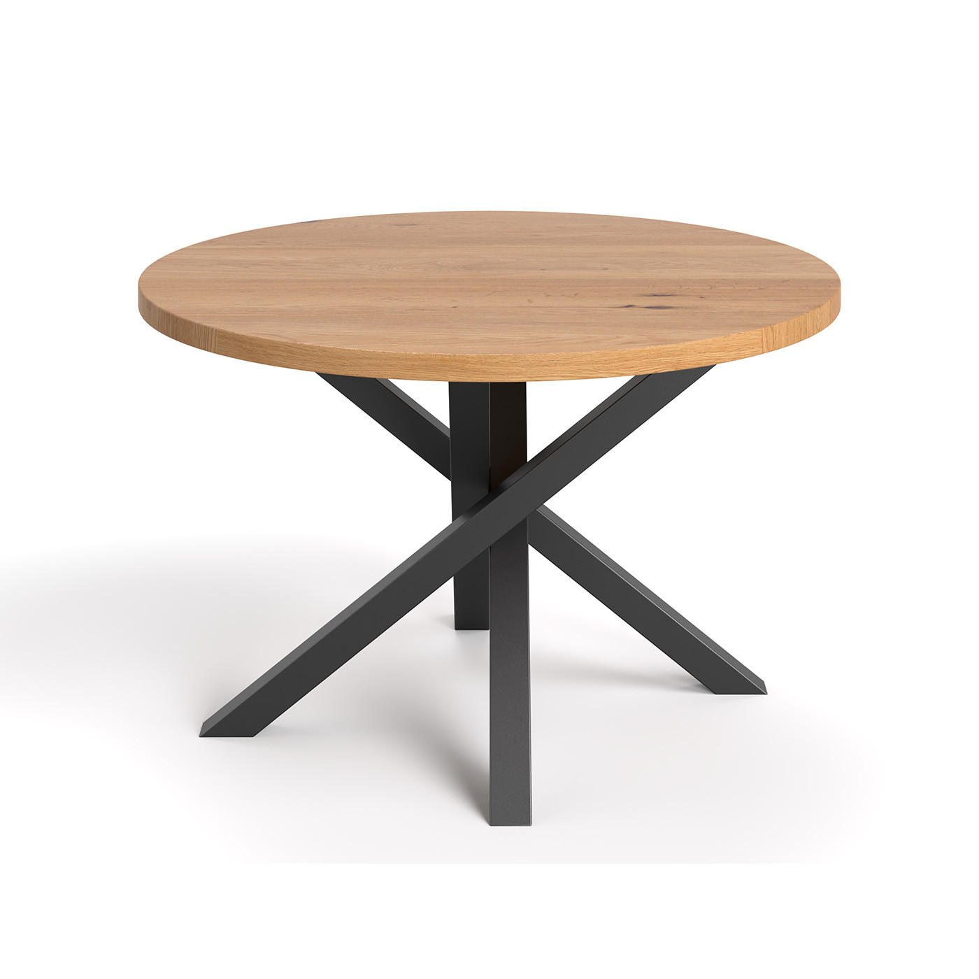 Danzz Esstisch Eiche, Natur 130x75x130 cm
