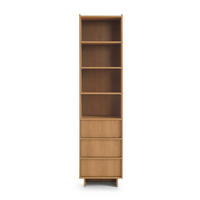 REGAL SUNA 50 cm (Karamell Eiche, Push to Open) - Eichefarben, Holz/Holzwerkstoff (50/201/39cm) - Ravio