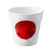 KNICKBECHER Espresso 0,08l Flagge Japan - Multicolor, Keramik (0.08L) - Revol Porcelaine France