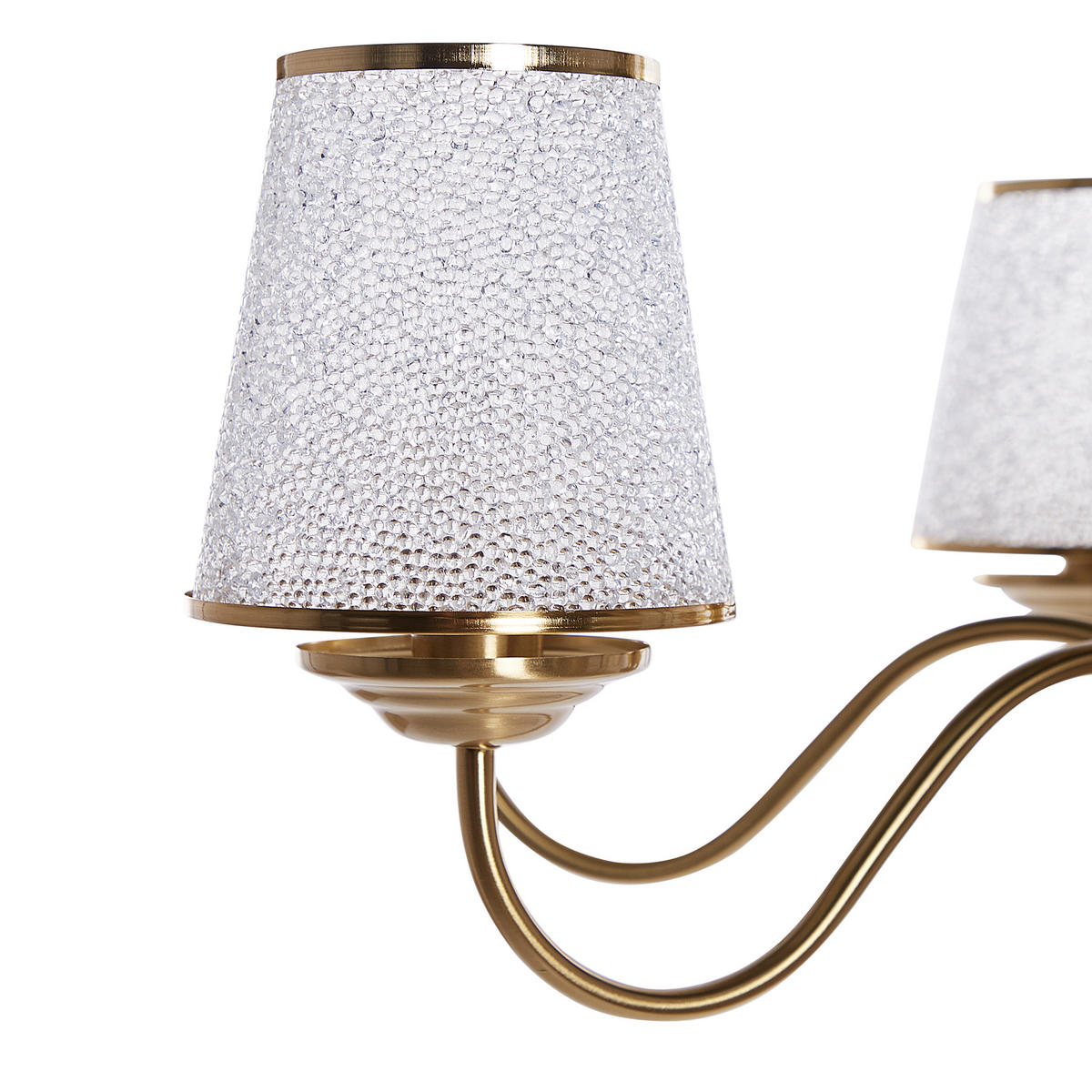 KRONLEUCHTER Bradano 65/65/127 cm - Messingfarben, Metall (65/65/127cm) - Beliani