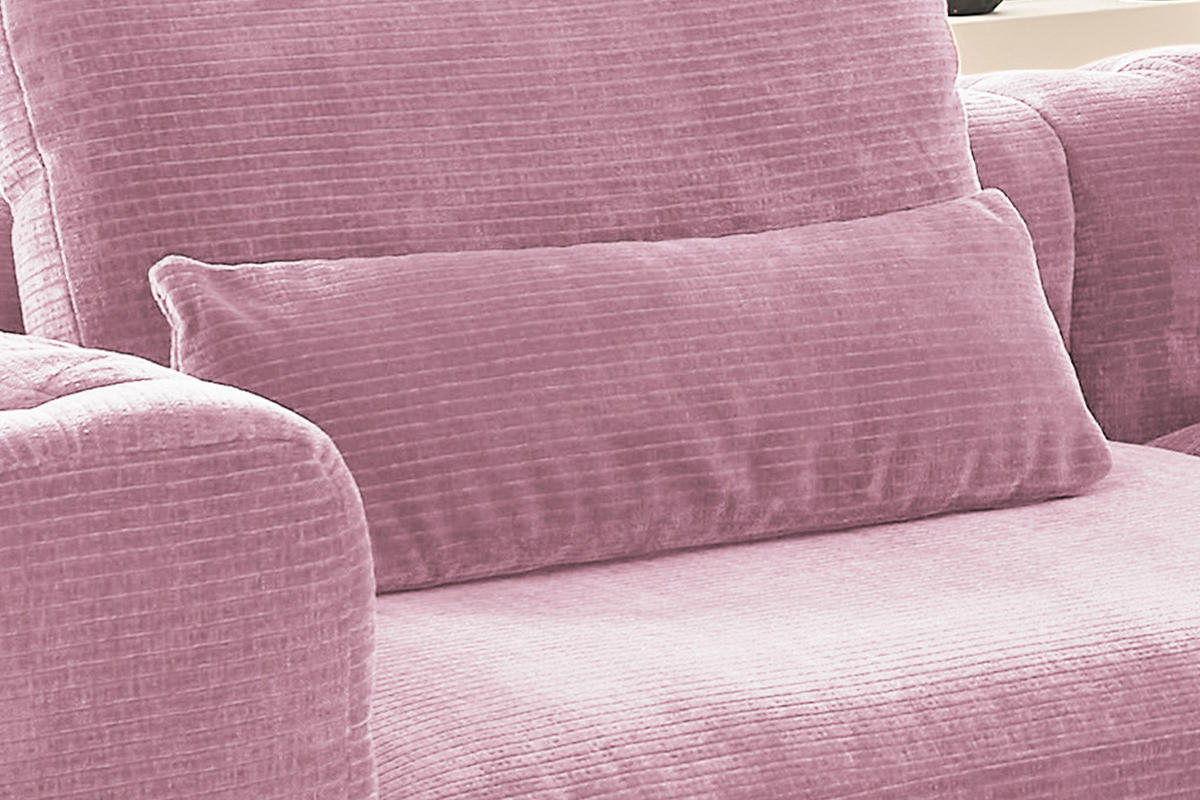 NIERENKISSEN GROSS SEPHI Pink Cord - Pink, Textil (92/19cm) - KAWOLA