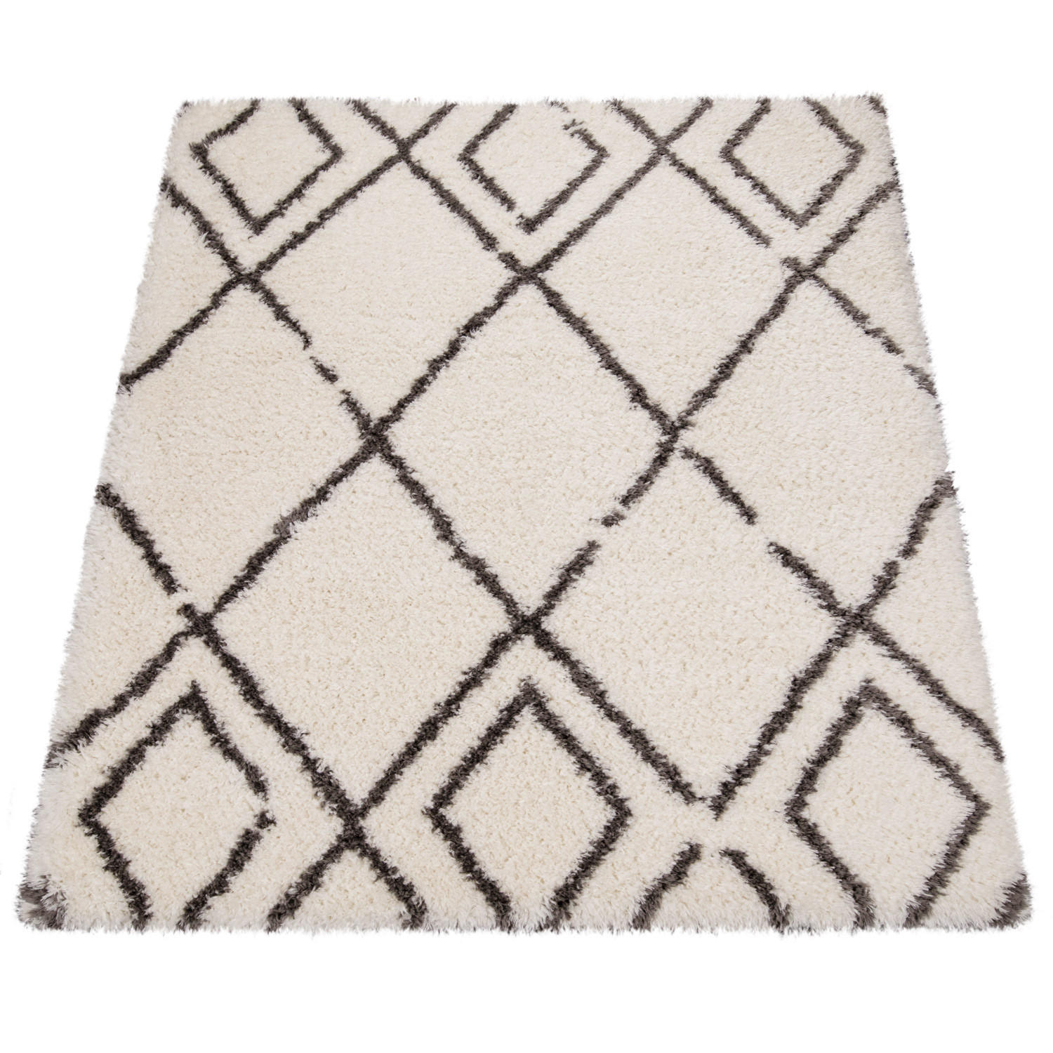 HOCHFLORTEPPICH 200/200 cm Maghreb 80 - Creme, Textil (200/200cm) - Paco Home