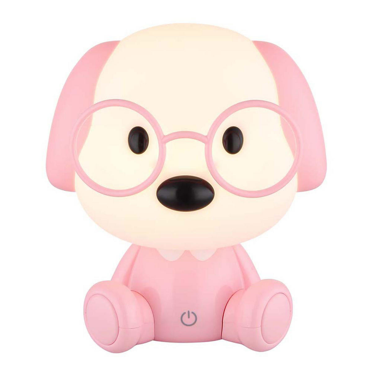LED KINDERTISCHLEUCHTE Puppy Rosa - Rosa, Kunststoff (18/15/20cm) - Globo Lighting