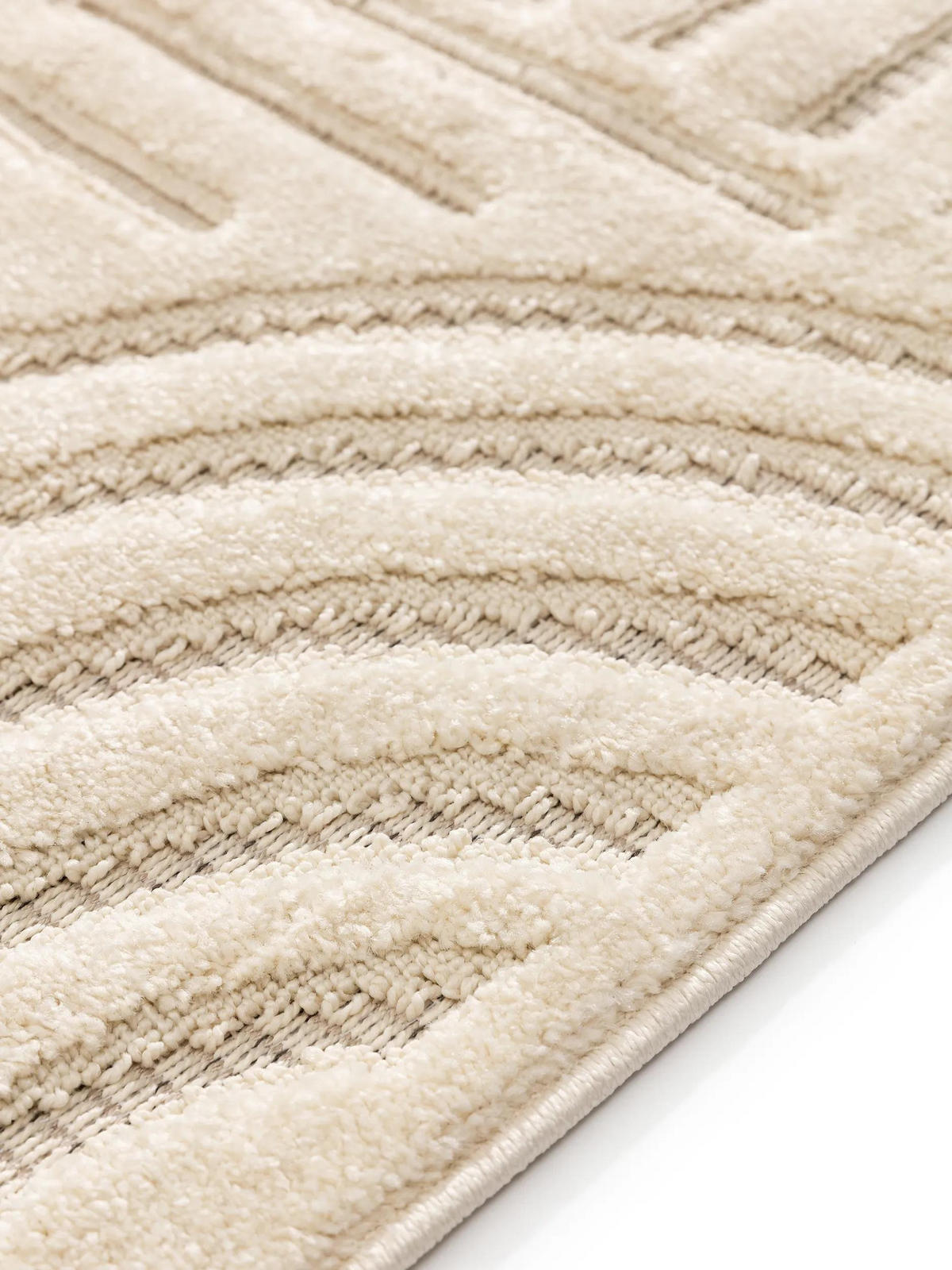 TEPPICH Leo Cream 300x400 cm - Creme, Kunststoff (300/400cm) - benuta