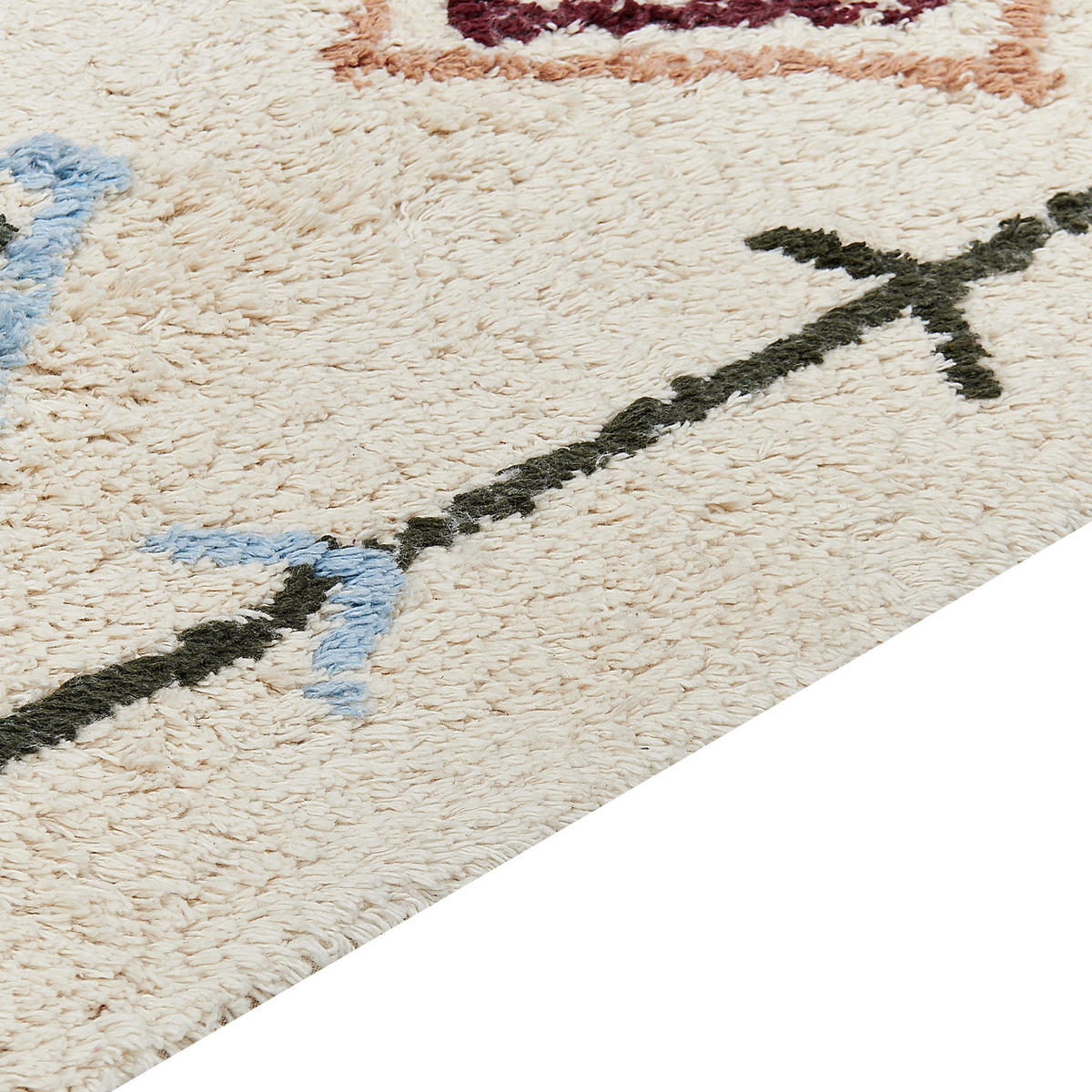 TEPPICH geflochten Corum 150/80 cm - Beige, Textil (80/150cm) - Beliani