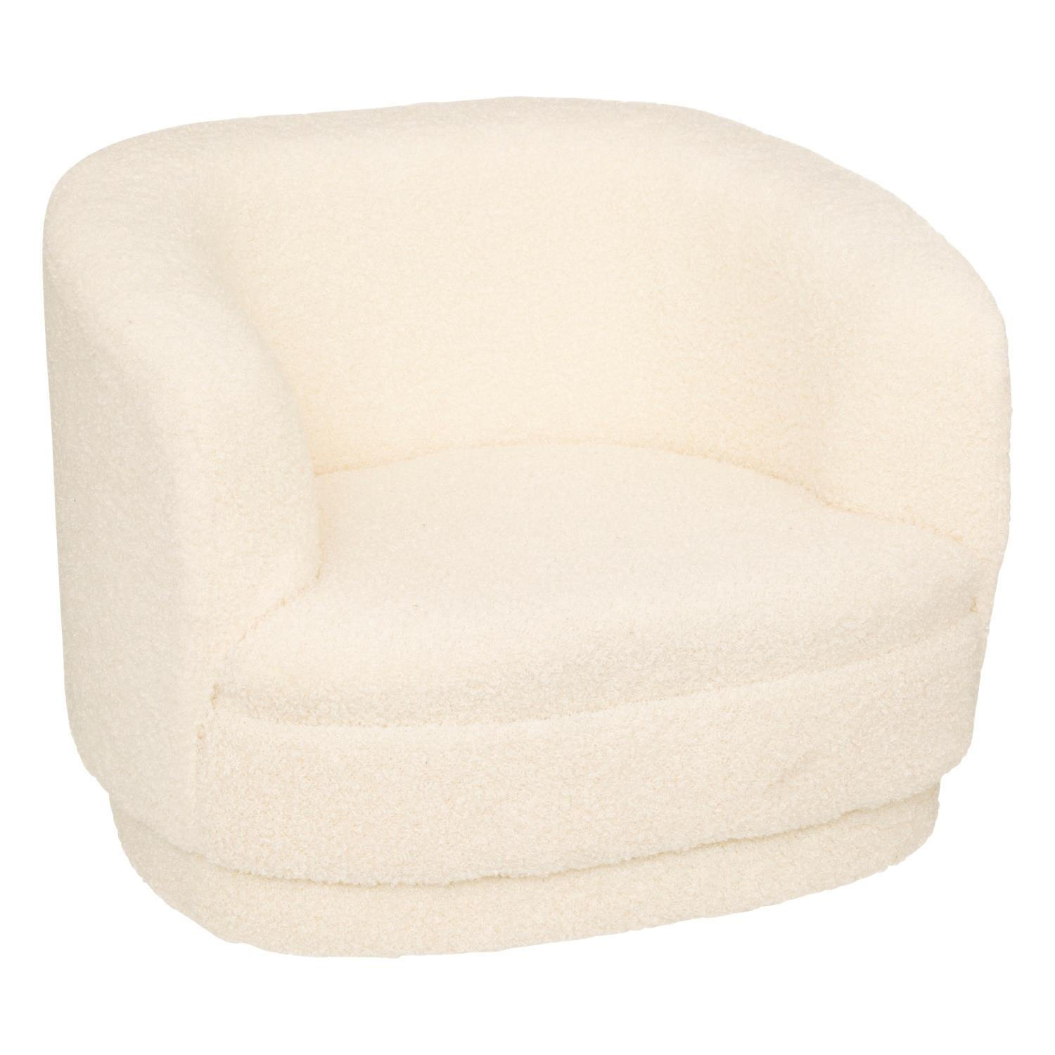 KINDERSESSEL Plüsch Teddy 41,5/36/45 cm - Beige, Kunststoff (36/45/41.5cm) - Atmosphera for kids