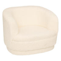 KINDERSESSEL Plüsch Teddy 41,5/36/45 cm - Beige, Kunststoff (36/45/41.5cm) - Atmosphera for kids