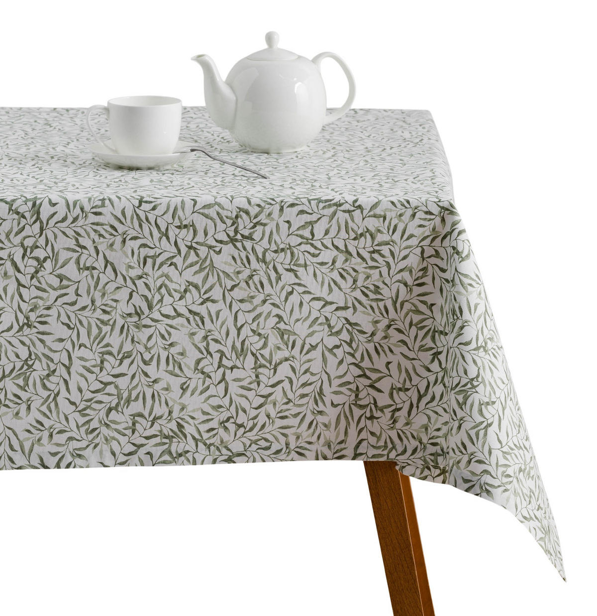 TISCHDECKE Fogli - Ecru, Textil (220/150/1cm) - home&you