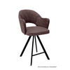 THEKENSTUHL drehbar (6er-Set) Diandra 59x104x61 Schwarz/Braun - Schwarz/Braun, Kunststoff (61/104/59cm) - 58aufmkessel