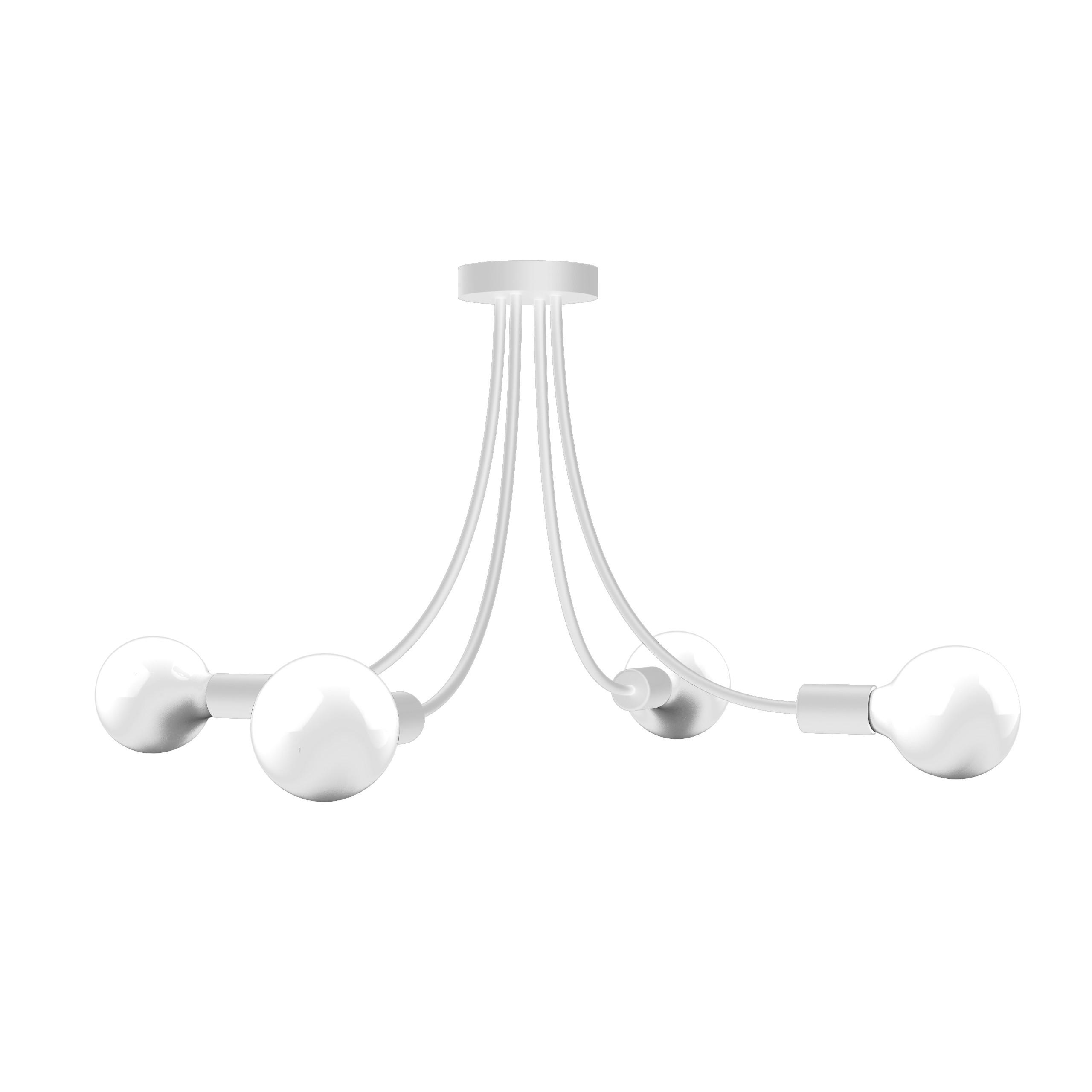 DECKENLEUCHTE - Weiß, Metall (60/60/40cm) - Lumicom
