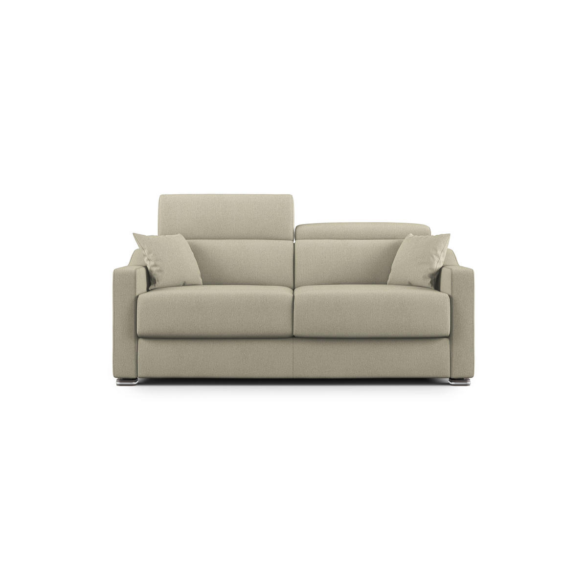 SCHLAFSOFA Amber - Creme, Textil (171/100/98cm) - Divani.store