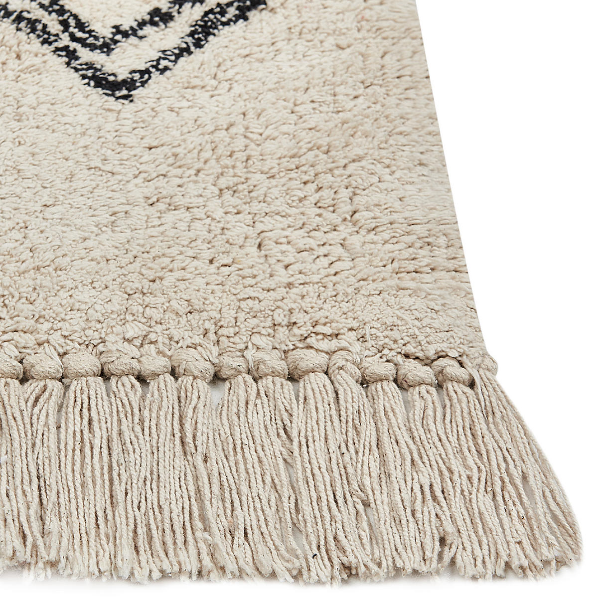 KURZFLOR-TEPPICH Somek 230/160 cm - Beige, Textil (160/230cm) - Beliani