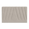 BETT-KOPFTEIL 150 cm - Stoff - Beige - LIDAMA - Beige, Textil (152/110/10cm) - Pascal Morabito