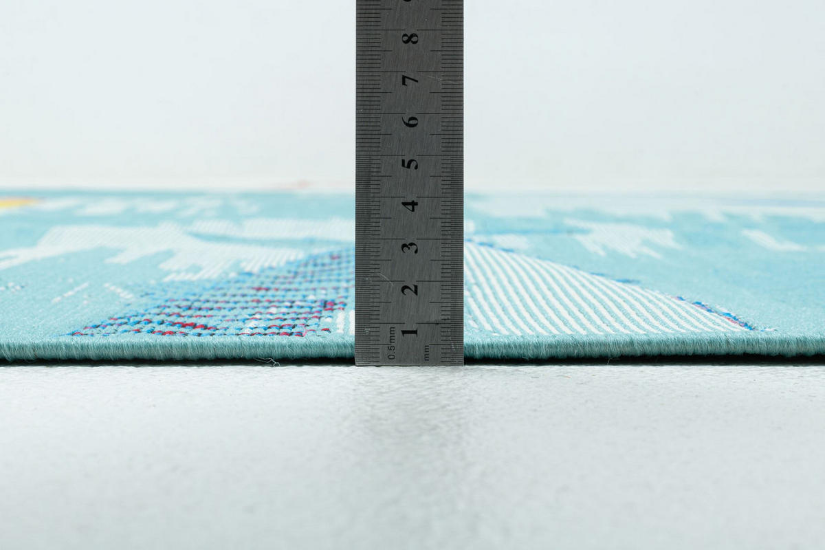 OUTDOORTEPPICH Rantum Beach 130x190 cm - Türkis, Textil (130/190cm) - Sansibar SYLT