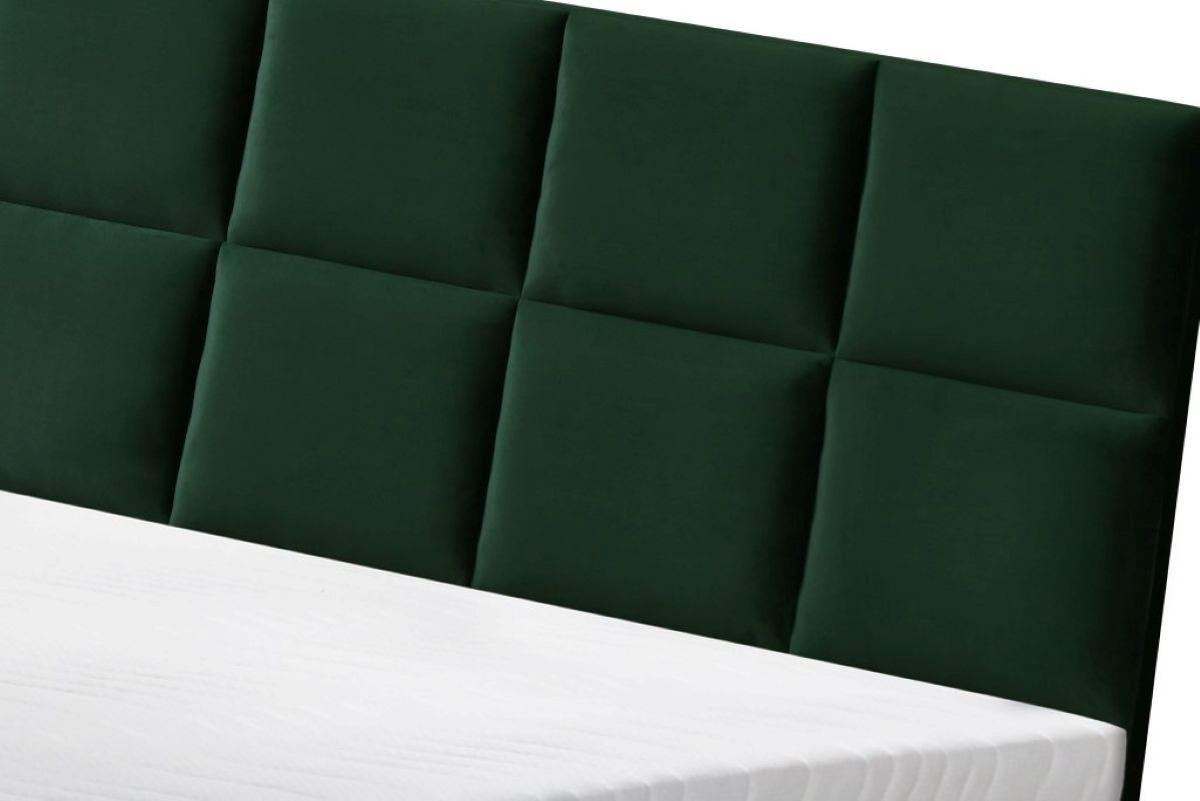 BOXBETT Sizilien 160x200 cm mit Bettkasten, grün - Grün, Kunststoff (160/200cm) - Margaret Hadas24