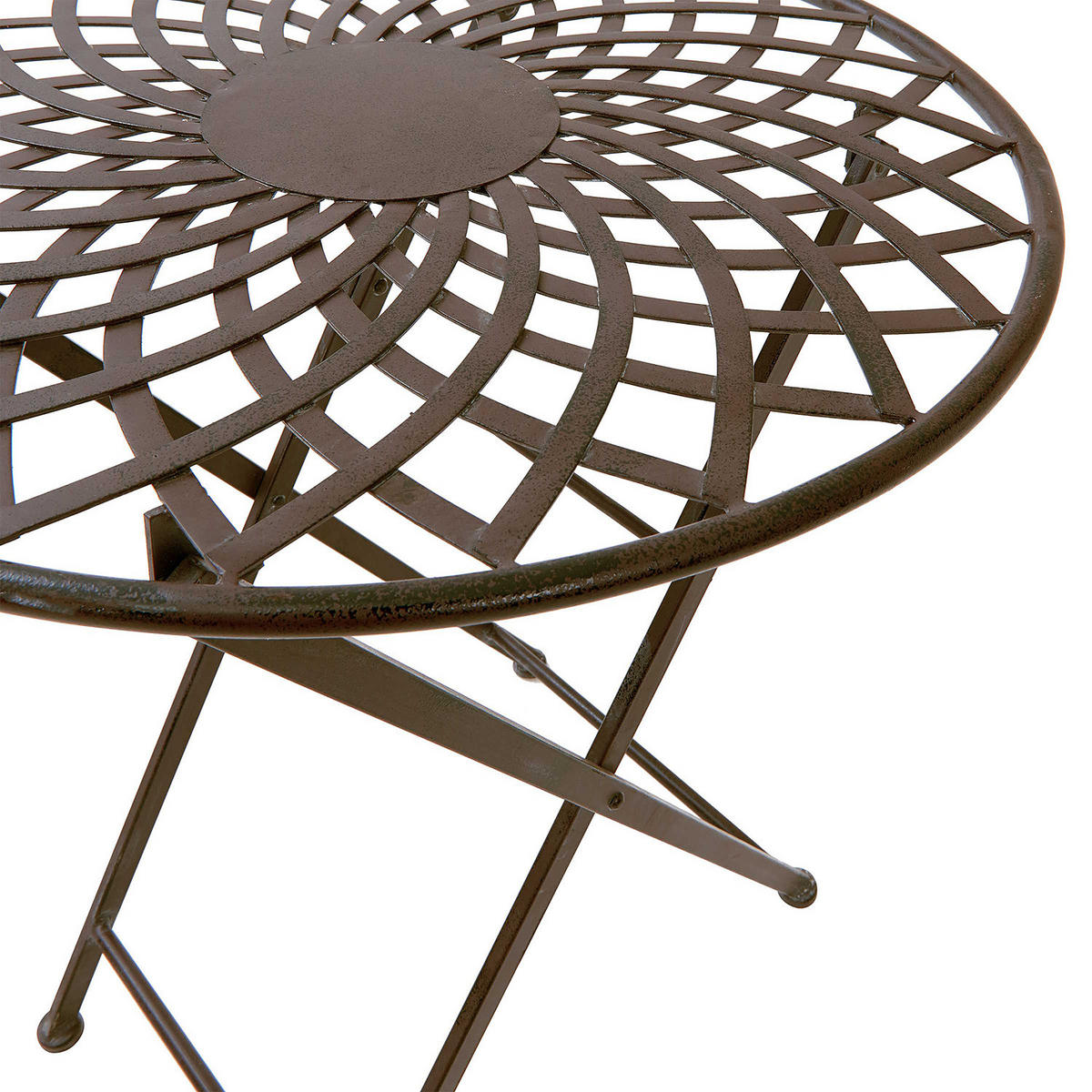 GARTENTISCH Mandala Garden - Braun, Metall (58/58/70cm) - Butlers