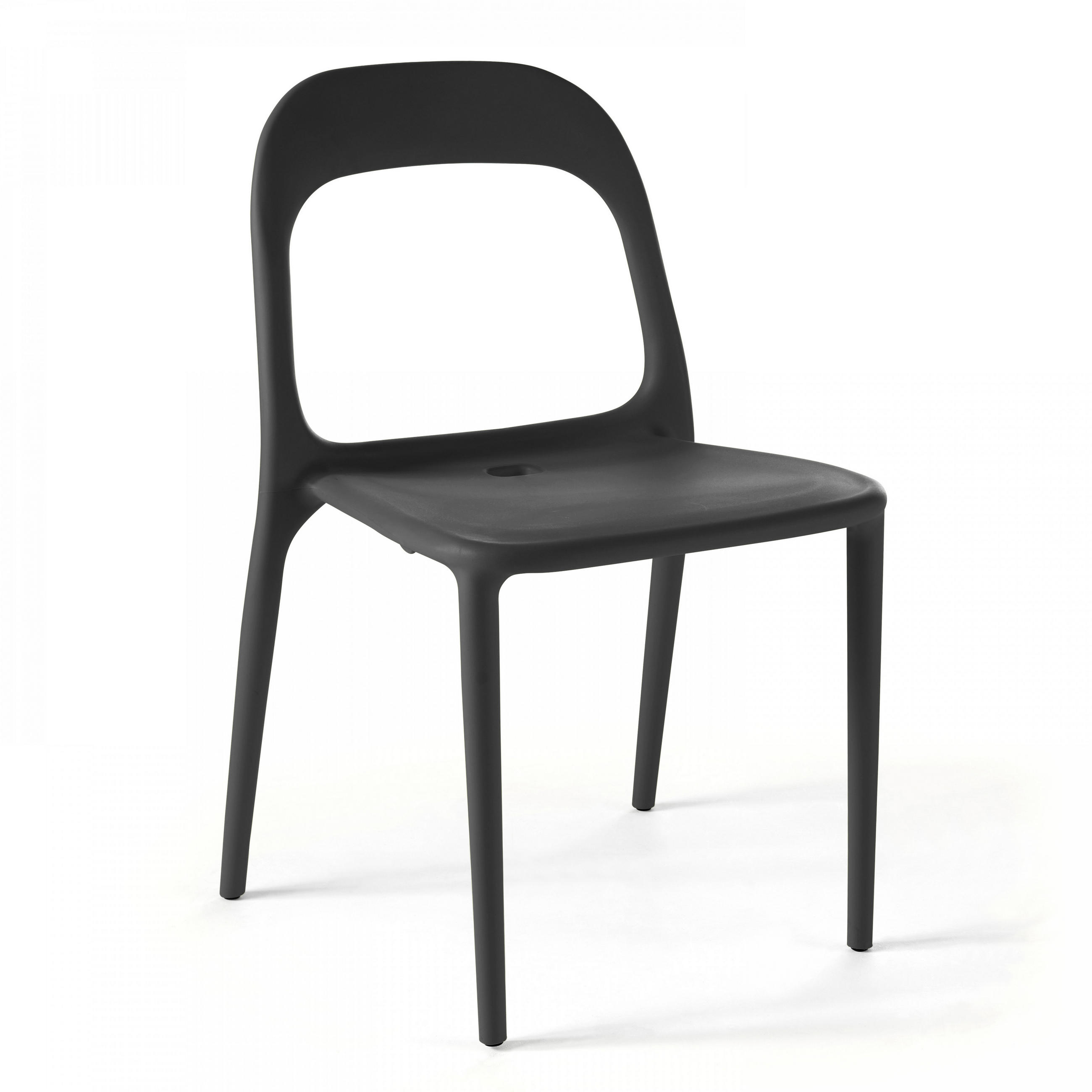 Oviala Gartenstuhl, Schwarz 48x80x54 cm