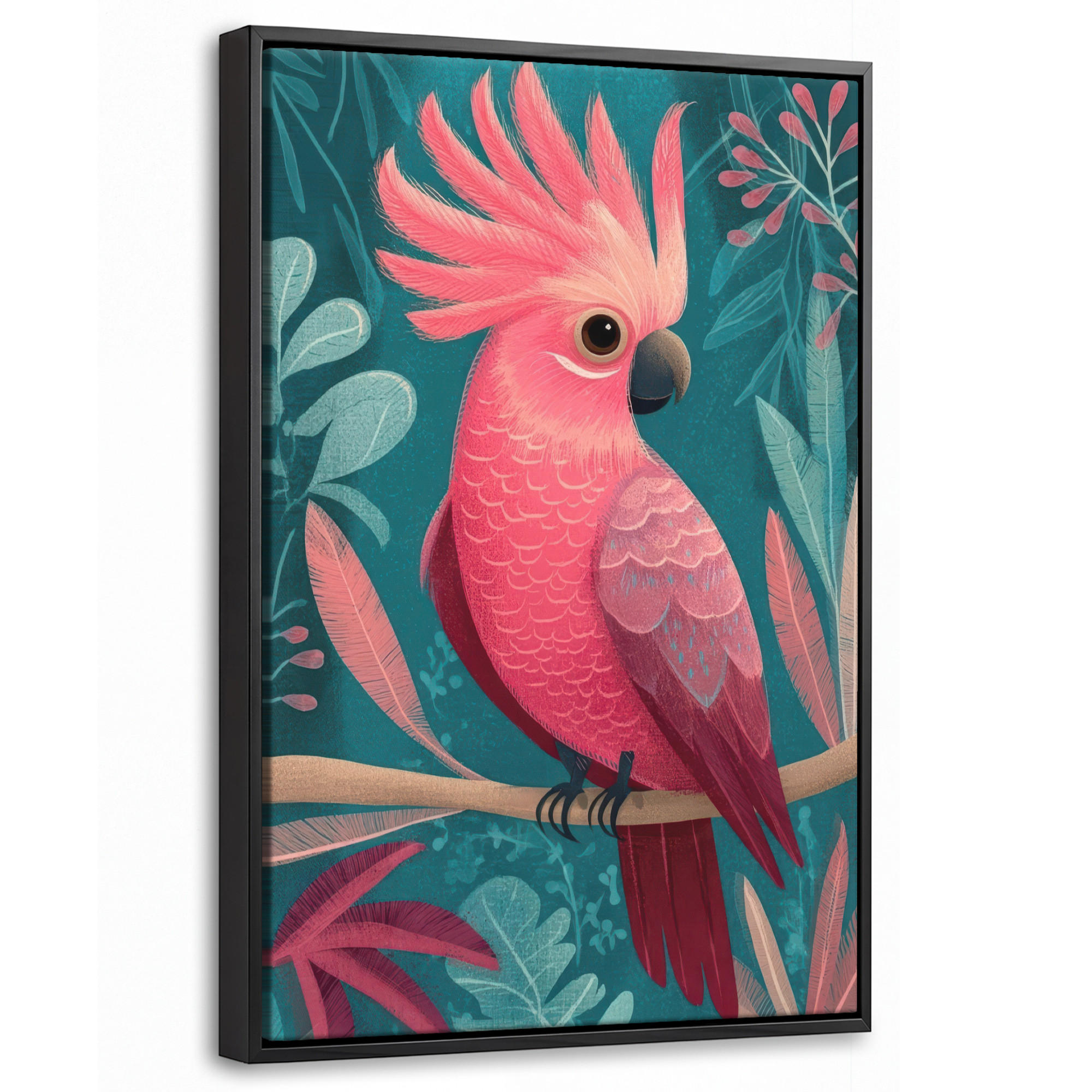MuchoWow Leinwand Petrol 40x60 cm