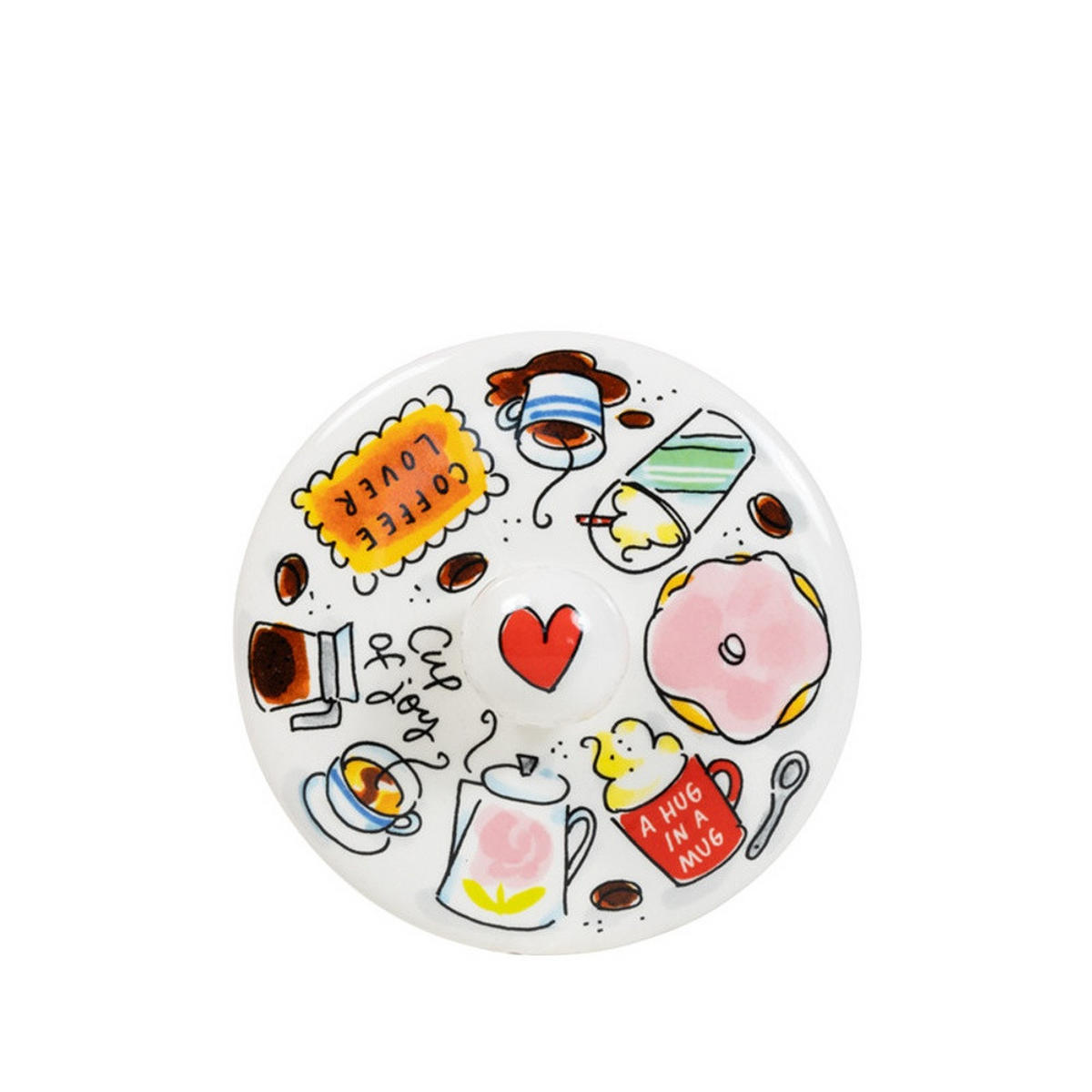 VORRATSDOSE Blond x Senseo Kaffeeliebhaber in Bunt - 13cm - Multicolor, Keramik (14/13/14.3cm) - Blond Amsterdam