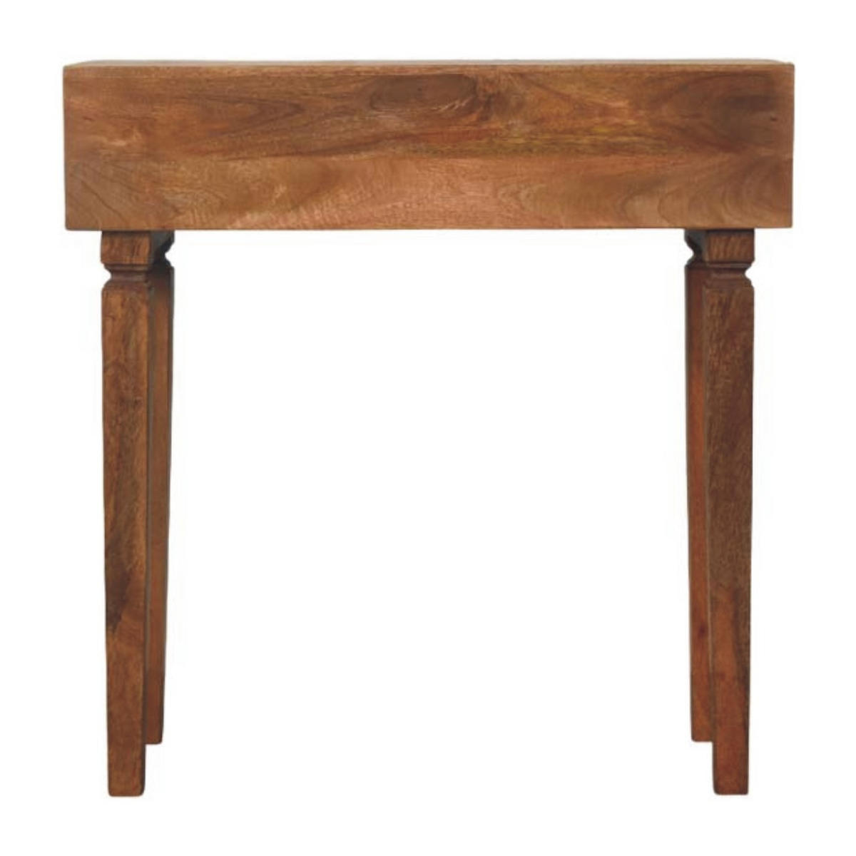 KONSOLENTISCH Golden-Teak-Finish, 2 Schubladen, Hellbraun - Braun, Holz (80/35/82cm) - Artisan Furniture