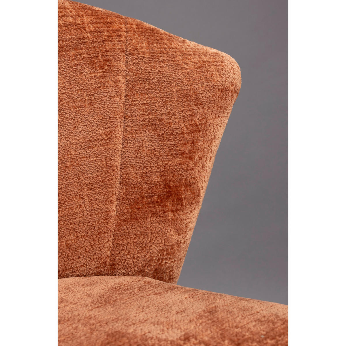 BARHOCKER Georgia Rückenlehne 73 cm Orange - 2 er Set - Rot, Holz (54/101/56cm) - Dutchbone