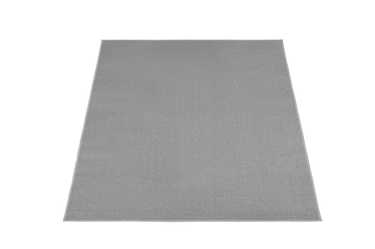 TEPPICH MONO SQUARE Grau 200/200 cm - Grau, Kunststoff (200/200cm) - Tapiso