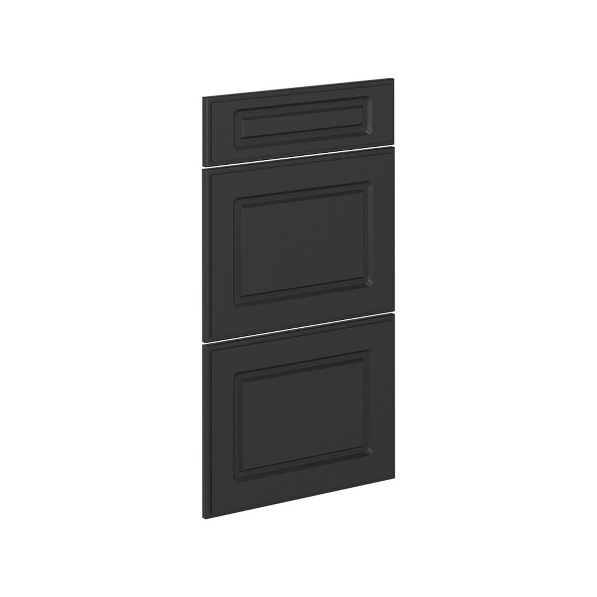 KÜCHENFRONT R-Line Anthrazit Landhaus 39.6 x 70.4 cm Möbelfront für den Schubladenunterschrank - Anthrazit, Holzwerkstoff (39.6/70.4/1.6cm) - Vicco