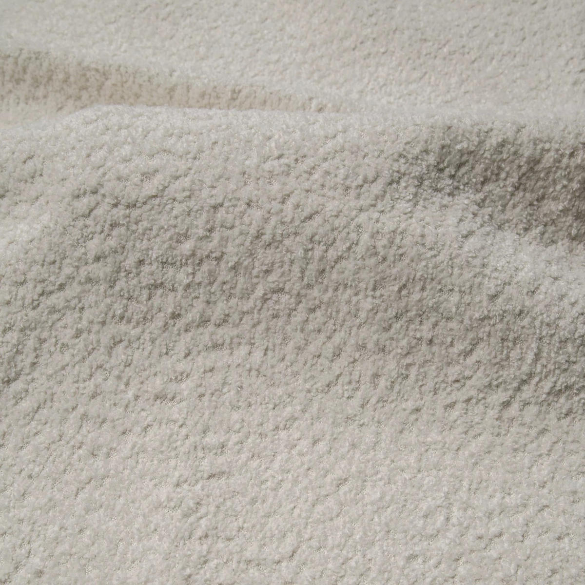 ECKSOFA LINKS Bouclé-Stoff Creme 230cm - Creme, Textil (155/230cm) - Sia Home
